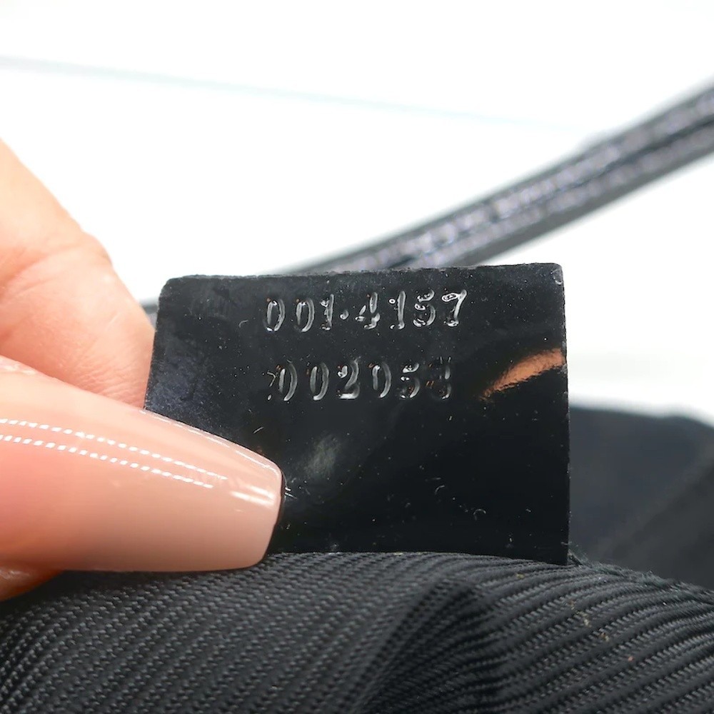 Gucci Monogram Hobo Black Patent Leather-Trim Canvas Medium Shoulder Bag - Picture 12 of 12